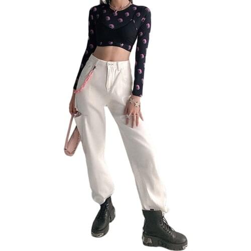 WomenS Sexy Long-Sleeved O-Neck T-Shirt + Solid Color Camisole Suit Fashion Simple And Generous