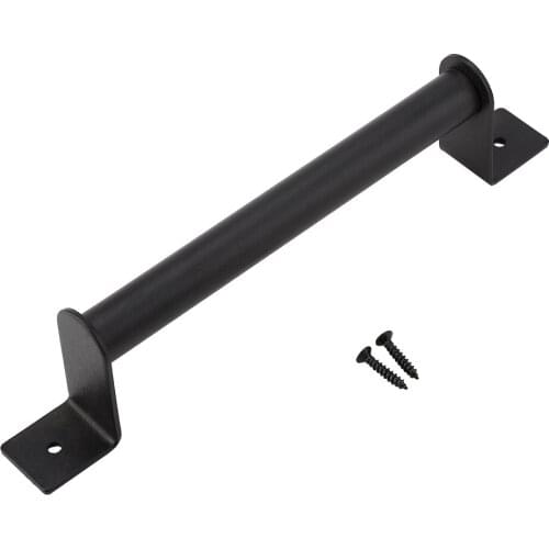 1 Set Black Heavy Duty Carbon Steel Pull Handle For Sliding Barn Door Closet Wooden Gate Hardware