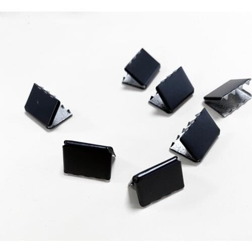 10 pieces brass cord lock Cove Clasps Cord End Caps String Ribbon Clip Tip Fold Crimp Bead Connectors Making DIY Supplies