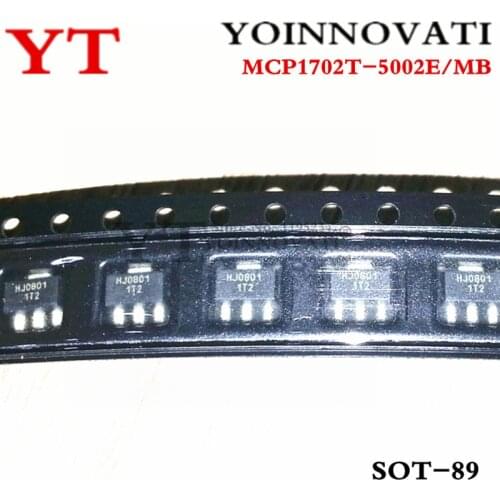 10pcs/lot MCP1702T-5002E/MB MCP1702T-5002E 1702T-5002 SOT89 IC Best quality