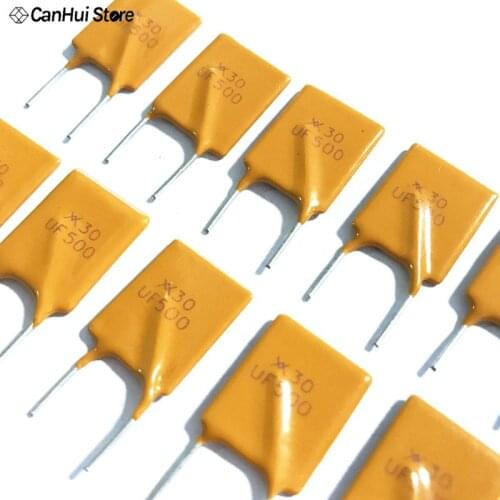 10PCS/lot Self Recovery Fuse RUEF500 UF500 30V 5A PPTC X30 DIP Resettable Fuse 5A 30V