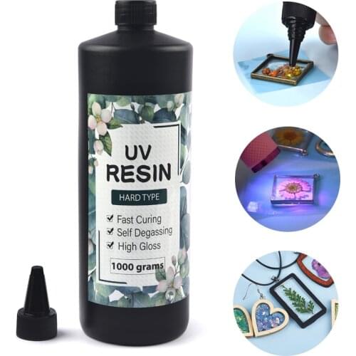 100g/200g/500g/1000g Quick-Drying UV Resin Glue Clear Hard Resin Glue For DIY Epoxy Resin Jewelry Making Handmade Crafts