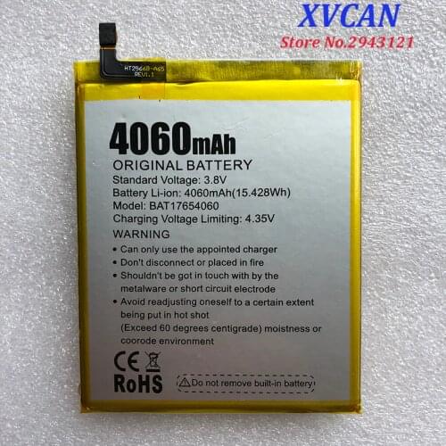 100% New Original DOOGEE Mix2 Battery Replacement 4060mAh Parts backup battery for DOOGEE Mix 2 Smart Phone