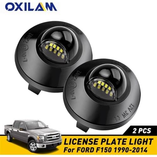 2Pcs LED License Plate Light Lamp Error Free Canbus For Ford F150 F250 F350 F450 F550 Super Duty Ranger Expedition Explorer