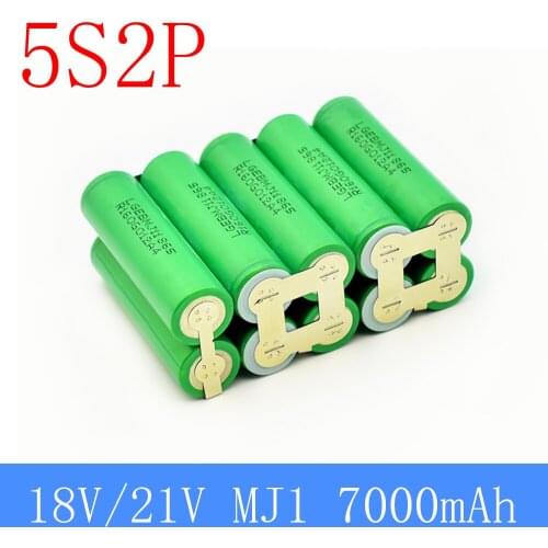 2021 NEW 2S 8.4V 3S 12, 6V 4S 16, 8V 5S 21V MJ1 Battery pack, 18650 MJ1 3500mAh Battery, for 18V screwdriver Battery