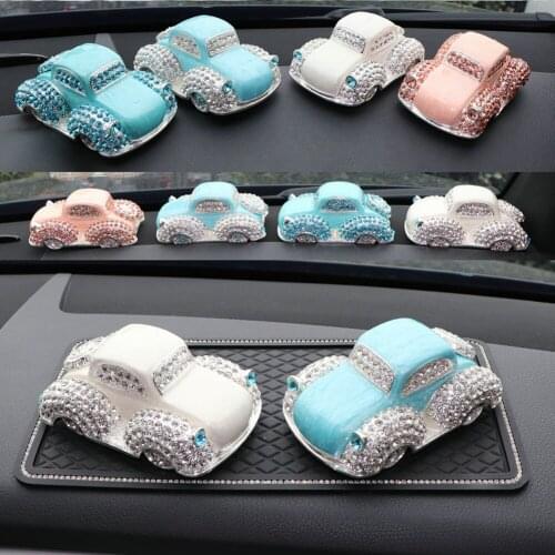 Air Freshener Perfume Diffuser Decoration Gift For Girlfriend Luxury Crystal Car Model Perfume Holder Ornament