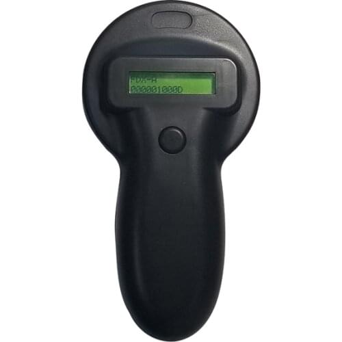 Free Shipping 134.2KHz microchip scanner HDX FDX-B Animal RFID handheld EID electronic ear tag Reader for farm livestock