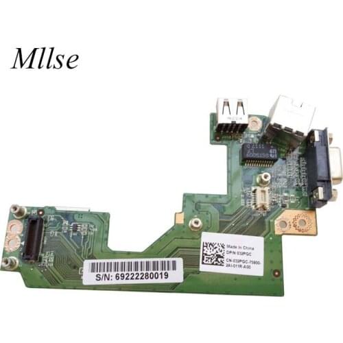 Free Shipping FOR DELL FOR Latitude E5520 USB Ethernet VGA LAN Board 32PGC 032PGC