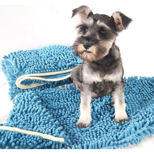 Rapid Water Absorption Pet Dog Cat Bath Towel Soft Cleaning Wipes Magic Hair Dry Multifunction House Car Pet Towel Pet Supplies