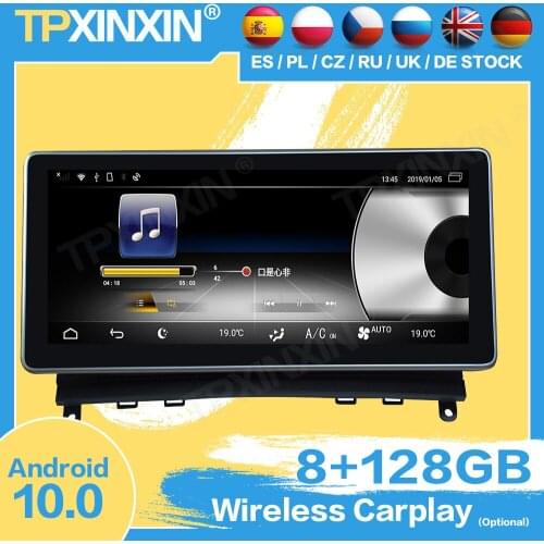 Carplay Radio Receiver Android For Mecerdes Benz C-W204 2007 2008 2009 2010 2011 Car Audio Stereo GPS IPS Video Player Head Unit