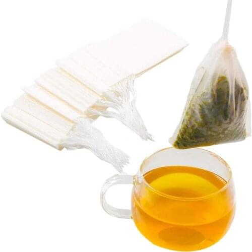 Tea Strainer Tea Filter Bags Safe And Natural Material Disposable Tea Infuser Empty Tea Bag With Drawstring For Bulk Tea Set