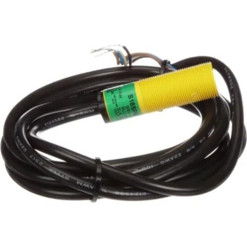 S18SP6D Sensor, PNP, Diffuse Mode Sensing Mode, DC Operated, 4 in., 10 to 30 VDC, 3 ms 29410