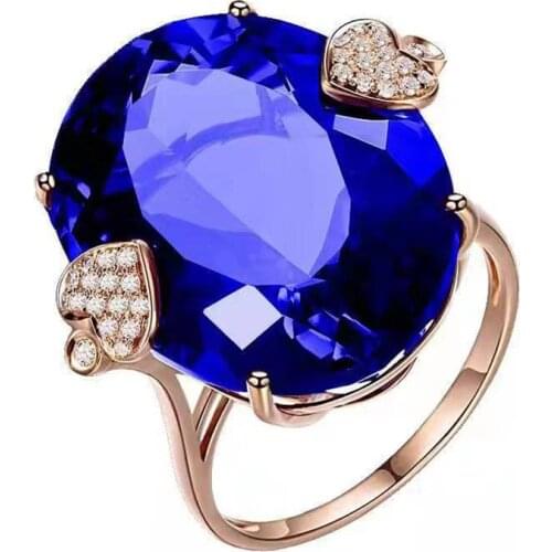 Diary 2021 Oval Rings for Women Hollow Out Ring Luxury Wedding Party Famale Ring Jewelry Accessories