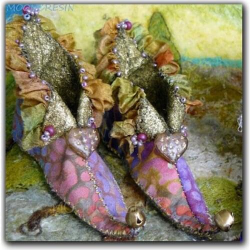 MOONCRESIN 5D Diy Diamond Painting Cross Stitch Purple Pearl Shoes Diamond Embroidery Full Round Diamond Mosaic Decoration Kits