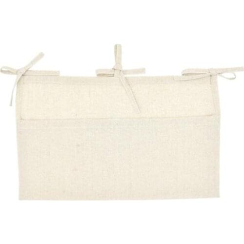 Baby Crib Organizer Bed Hanging Storage Bag for Baby Toys Essentials Bed Multi-Purpose Diaper Tissue Hanging Baby Organizer