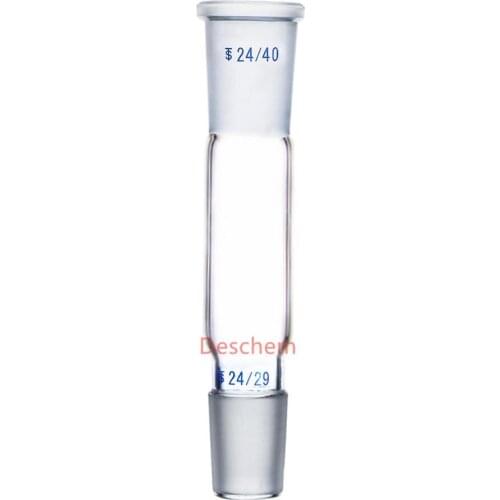 Glass Transfer Bush Adapter with 24/40 Socket Joint and 24/29 Cone Joint