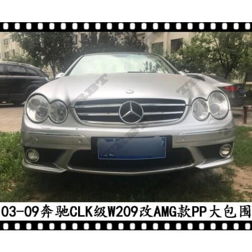 Applicable to Trbt Mercedes Benz W209 Big Surround Clk240 Modified Pp Plastic Amg Front Bar Side Skirt Clk280