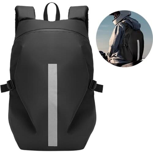 Camping Hiking Trekking Backpack Unisex Helmet Bag Portable Motorbike Backpack Gift for Motorcycle Bicycle Rider
