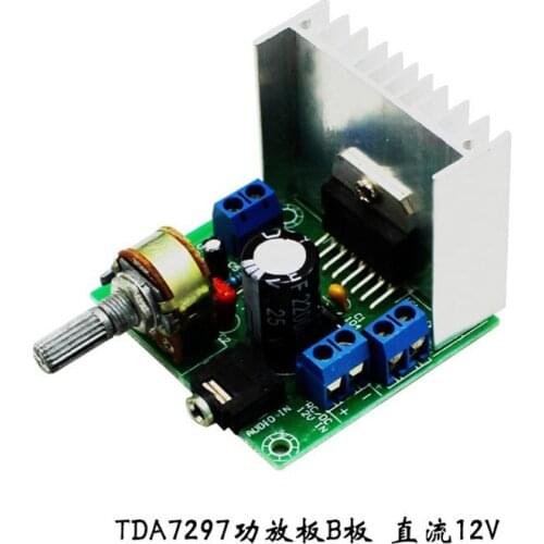 TDA7297 power amplifier board B board digital power amplifier board dual-channel noise-free 12V finished product
