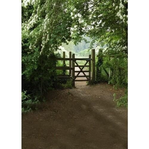 Vinyl cloth print trees garden photography backdrops for natural scenery children wedding photo studio photographic backgrounds