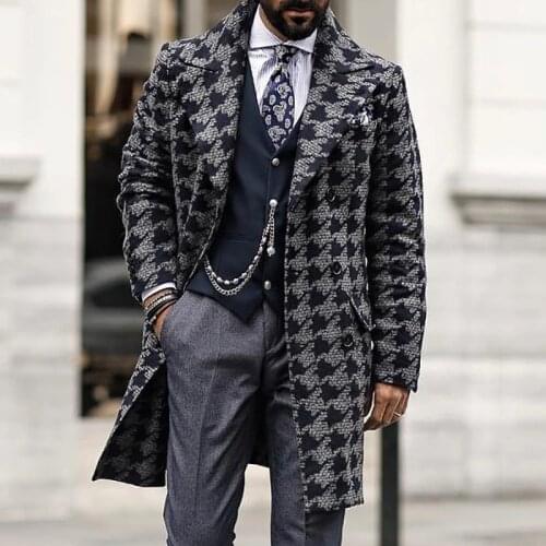 WICCON Mens Wool Coats