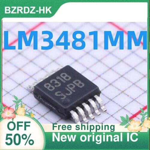 2-10PCS/lot LM3481MM LM3481MMX LM3481 SJPB MSOP-10 New original IC