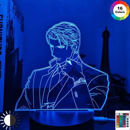 Anime Finder Series Led Night Light Ryuichi Asami For Bedroom Decor Gift Colorful Nightlight Manga 3d Lamp Ryuichi Asami