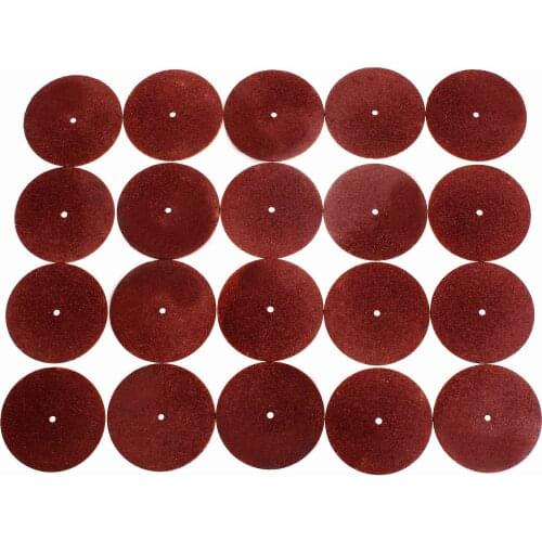 20PCS Resin Fiber Cutting Disc Metal Cutting Mini Saw Blade Grinding Wheel for Rotary Tools