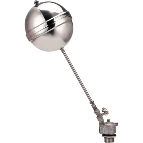 DN25 DN32 big flow water tower float valve stainless steel 304 float valve heat pump ball valve