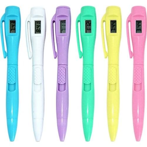 Electronic Watch Test Test Pen Electronics Clock Ballpoint Student Civil Servant To Work In An Office Specialpurpose Ball Pen