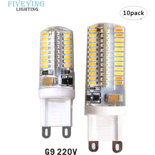 G9 LED Lamp 5W 7W Corn Bulb AC 220V SMD 3014 64 104leds Lampada LED light 360 degrees Replace Halogen Lamp