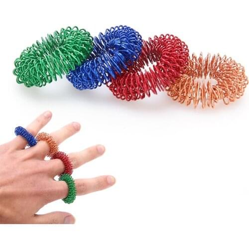 Hot Sale Finger Massage Ring Acupuncture Ring Health Care Body Massager Relax Hand Massage Finger lose Weight