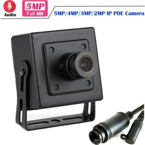 H.265 Audio POE HD 5MP Mini IP Camera 4MP 3MP 2MP 1080P Indoor Security ONVIF P2P CCTV System Video Surveillance Cam 2.8/3.6/6mm