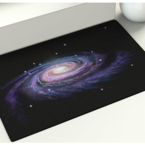 Whirlpool Galaxy Floor Mat Raja Yoga Rugs Large Home Living Room Bedroom Carpet Print Decoration Teenager