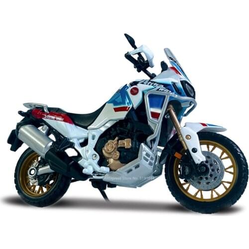 Bburago 1:18 Hot New Honda Africa Twin Adventure original authorized simulation alloy motorcycle model toy car gift collection