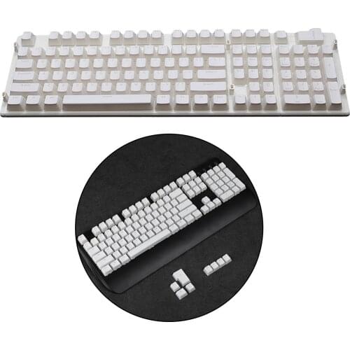 108 Keys Keycaps Pudding Keycaps Set for Cherry MX Mechanical Keyboard