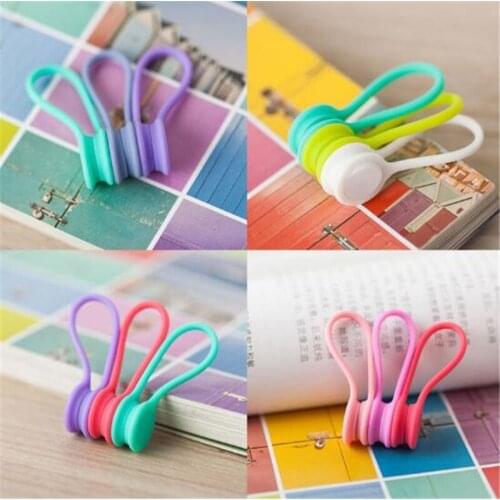 New 500Pcs Magnet Earphone Cord Winder Cable Clips For Earphone Sujeta Cables Con Base Adhesiva Cable Clamp Wire Clip