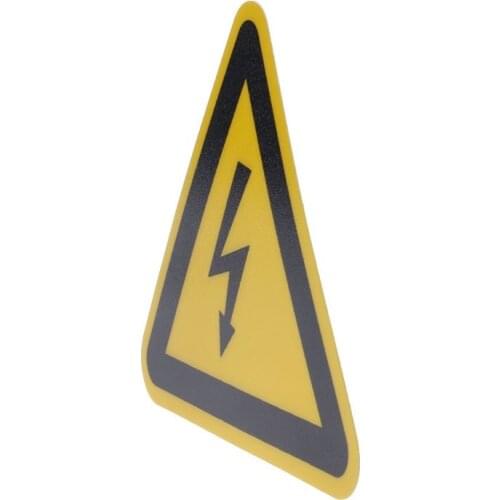 Warning Sticker Adhesive Labels Electrical Shock Hazard Danger Notice Safety 25mm 50mm 100cm PVC Waterproof