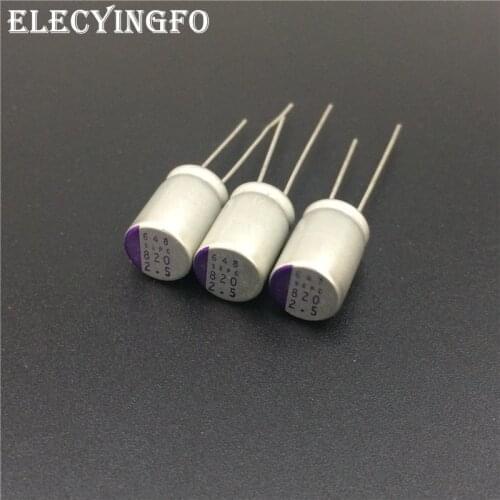 Sale! 10Pcs/50Pcs/500Pcs 820uF 2.5V SANYO OS-CON SEPC 8x13mm Ultra Low ESR 2.5V820uF VGA/Motherboard Solid Capacitor