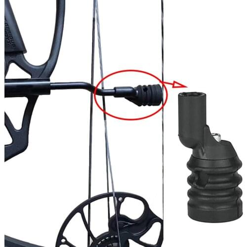 Archery Bow Stabilizer String Stop Replacement End Rubber Head Protect Bowstring Absorbing vibration for Recurve Compound Bow