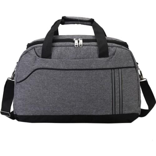 Korean-style Hand Travel Bag Mens Shoulder Duffle Bag Large Capacity Travel Sports Bag Fitness Packaging Sling Bag