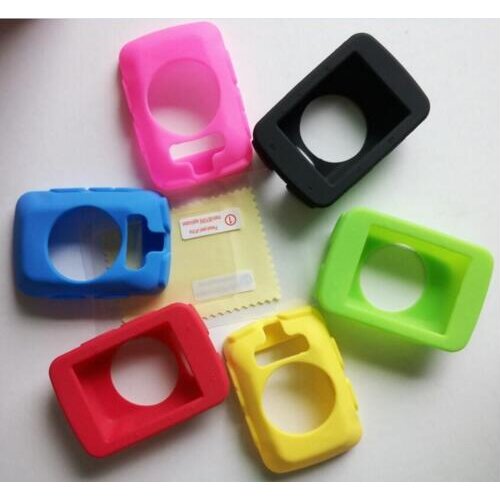 Garmin Edge Silicone Rubber shockproof Protect Cover Case For 200 520 800 820 1000 Bike Cycling GPS Computer with film