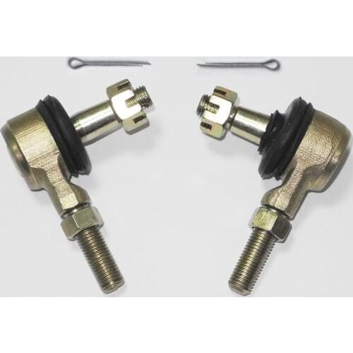 1 Pair M10 Left & Right Hand Thread Steering Tie Rod Ends Fit For Yamaha Banshee WARRIOR YFB YFM Raptor 250 350 400 ATV Parts