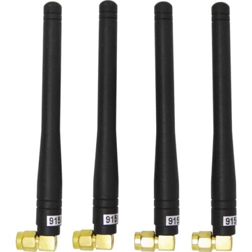 10pcs/lot high performance SMA 915 MHz elbow rod rubber antenna SW915-WT100