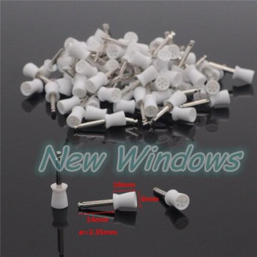 100pcs Dentist Latch type Polishing Polisher Cups Dental Lab
