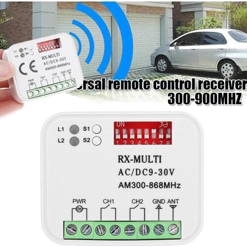 300-868MHz Remote Control Receiver Ditec Sommer Liftmaster Hormann Marantec Code Fixed Receiver Multi Rolling Control Remot V7Q4