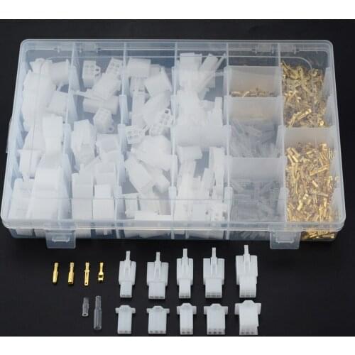 700PCS/Box 2.8mm 2P 3P 4P 6P 9Pin Automotive 2.8 Electrical Wire Connector Male Female Cable Terminal Plug Kits