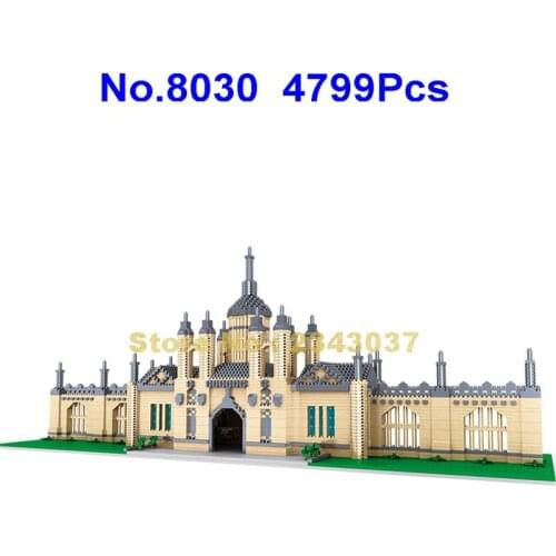 8030 4799pcs World Great Architecture Cambridge University Small Particle Diamond Building Blocks Toy