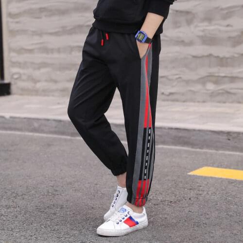 Boys pants 2021 new childrens casual sports pants in the big boy spring and autumn childrens pants tide