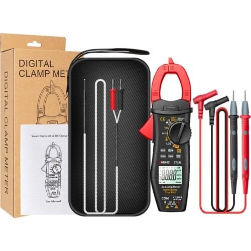 Digital Clamp Meter with NCV Induction 6000 Counts Auto-ranging AC DC Volt Current Multimeter Accurate Measure